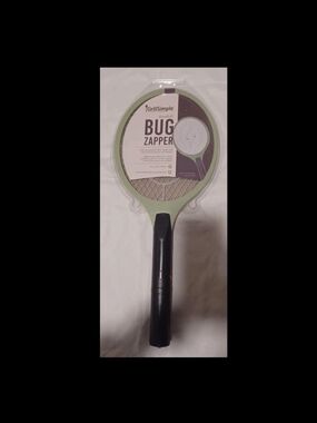 Simple Handheld Bug Zapper in Sage Green & Black